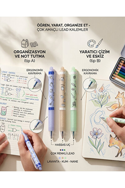Mikro silinebilir tükenmez kalem