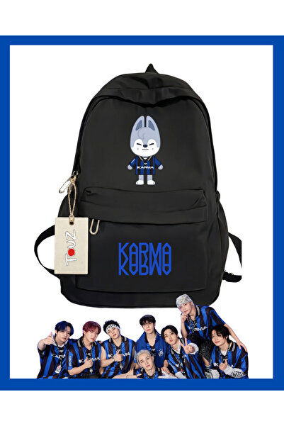 Toum Stray Kids Skz Mixed Print School, Classroom, Course Backpack