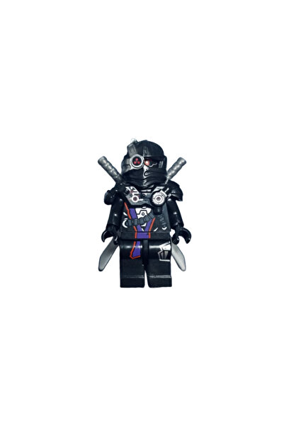 yamanS Ninja General Cryptor Rebooted Siyah Nindroid Figür Yapı Blok Oyuncak(...