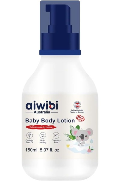 Aiwibi لوشن للجسم للأطفال 150 مل، لوشن مرطب لطيف لبشرة الأطفال