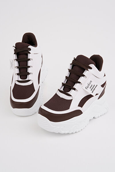 Madam Tarz Frm-8006 Hidden Heel Lace-Up Sports Shoes