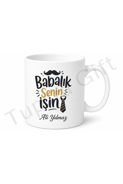 Tupya Gift كوب مضحك مكتوب عليه 'الوالدين هم عملك' هدية عيد الأب