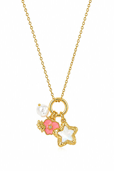 Jack Ferrero Women's colorfast steel necklace 50cm