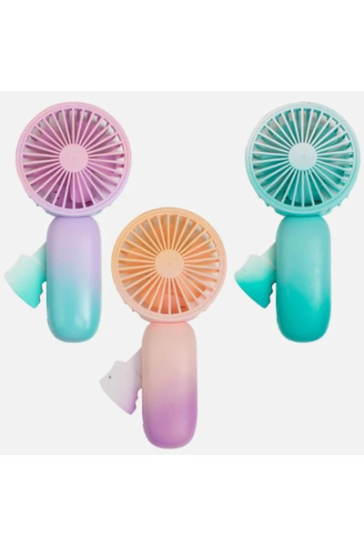 OEM Multicolor Degrade Hand Fan 16 cm - selectare aleatorie a culorii