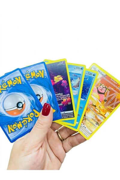 TÜTSÜ SEPETİ 55Pcs Metal Boxed Pokemon Card Pokemon Game Card Special Series