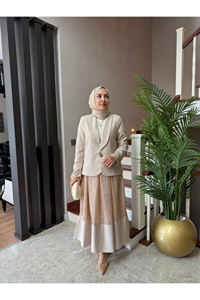 Tafetta Paye Etekli Takım