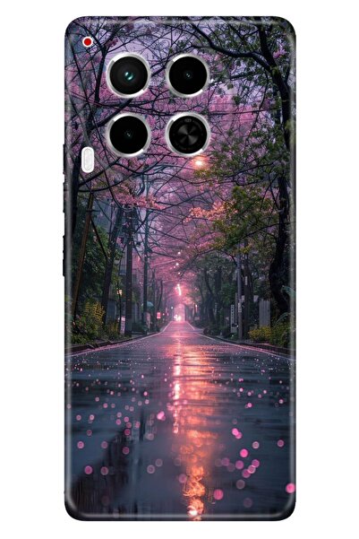 TECNO Camon 30 (CL6) Kılıf Romantik Sokak Temalı Desenli Darbe Emici Silikon