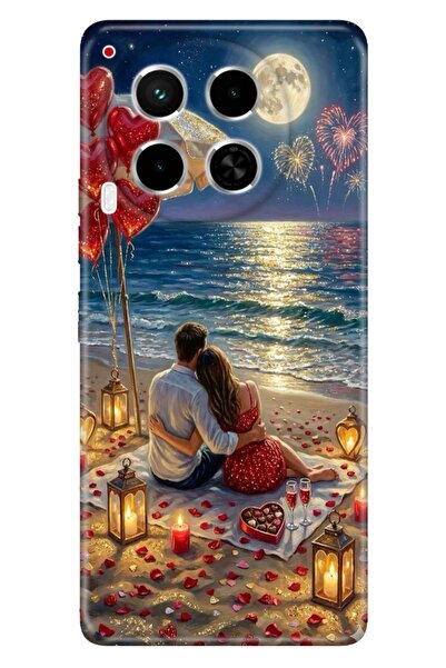 TECNO Camon 30 (CL6) Kılıf Benimle Evlenirmisin Temalı Desenli Darbe Emici Si...