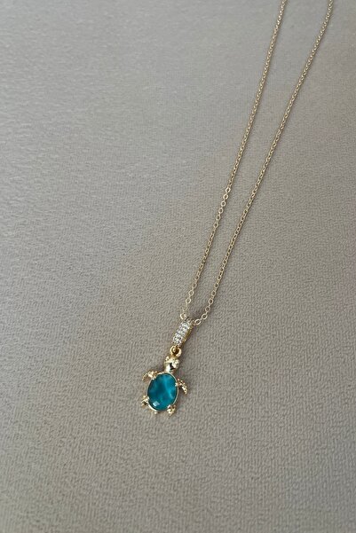 Asteria Jewelry Turtle Charm Summer Necklace