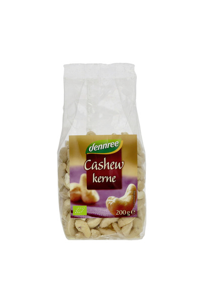 Dennree Caju organic crud întreg 200g