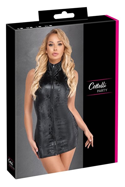 Cottelli Lenjerie intimă pentru femei – Rochie de petrecere cu imprimeu șarpe...