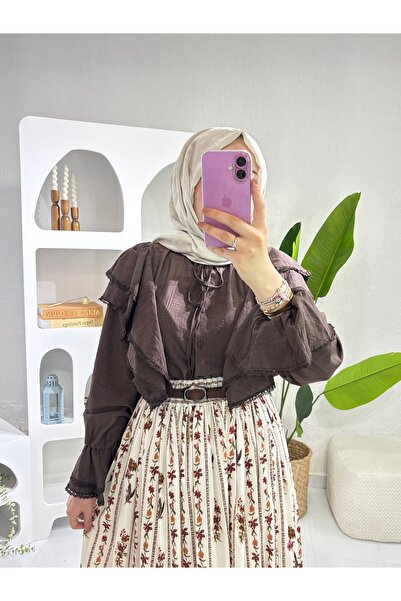 STİLSEN TESETTÜR GÜPÜRLÜ GÖMLEK