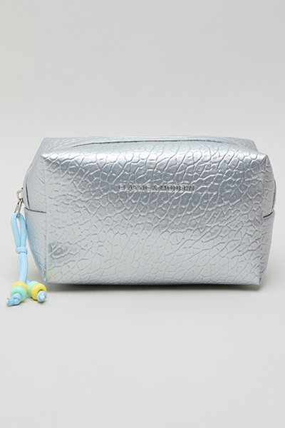 R&B Textured Cosmetic Pouch