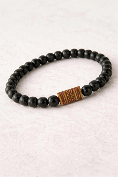 Eco Lounge Oval Bamboo Wooden Bracelet 8 mm