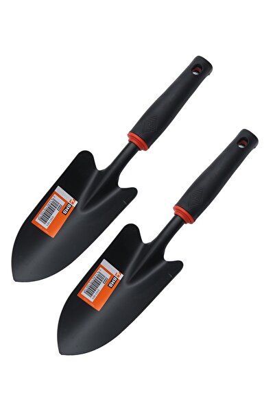 Lawazim BMB 2-Piece Iron Garden Hand Trowel Set for Digging, Planting & Trans...