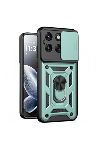 Techsuit Husa pentru Motorola Edge 70 Fusion, Techsuit, CamShield, Verde
