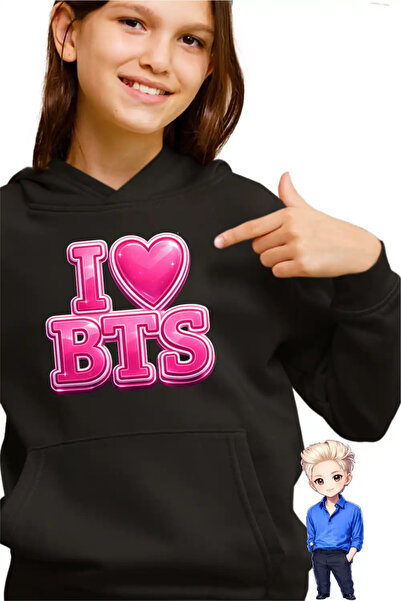 OEM Hanorac Copii Fete I Love BTS Bangtan K-Pop
