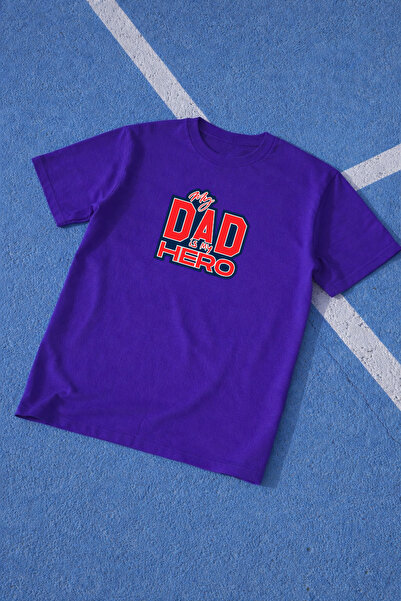 LORVEX Dad T-Shirt Father's Day Oversize 100% Cotton Printed Men's T-Shirt Co...