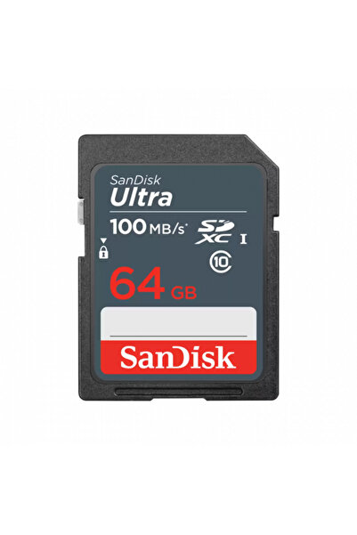 SanDisk Card Memorie SDXC Ultra, 64Gb, Clasa 10 SDSDUNR-064G-GN3IN