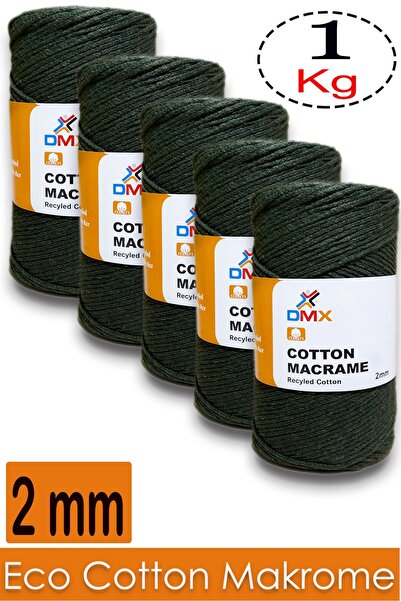 Diva İplik Bumbac Macrame Dmx (5x200 Gr) - Pachet de 5 - Culoare -1979
