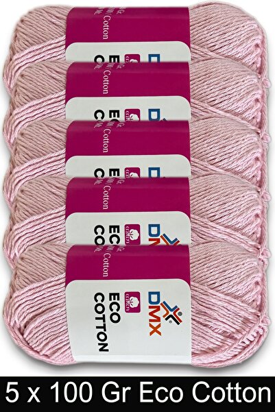 Diva İplik Dmx prirodni pamuk - pamučni konopac - 5 x 100 grama (paket od 5) ...