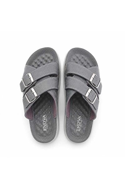 Koray Shoes Enova Men's Leather (Synthetic) Orthopedic Double-Soled Adjustabl...