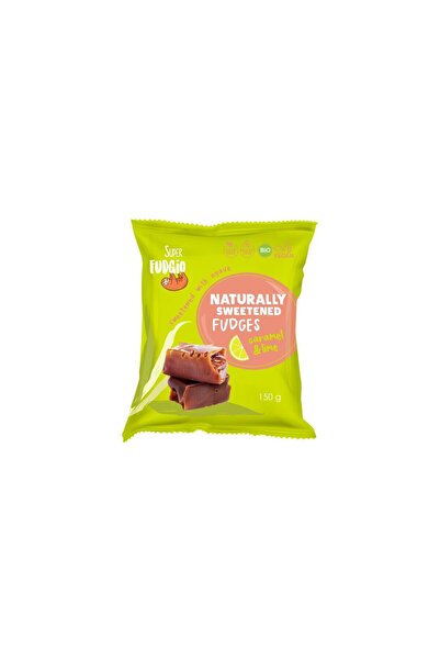 Super Fudgio Caramel and lime flavored organic caramels, 150 g,