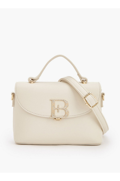 Flora Bella by Shoexpress Solid Satchel Bag with Detachable Strap and Flap Cl...