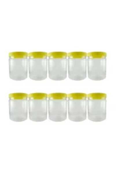 sterk 12Pcs-Pet Sheer plastic jar with screw cap 1L