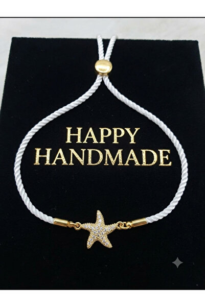 HAPPY HANDMADE سوار قابل للتعديل مرصع بحجر الزركون/هدية عيد ميلاد/يناسب جميع ...