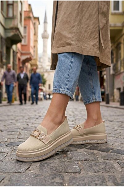 fort Ventes 346711 Thick Sole Women's Shoes with Comfortable Stone Buckle Acc...