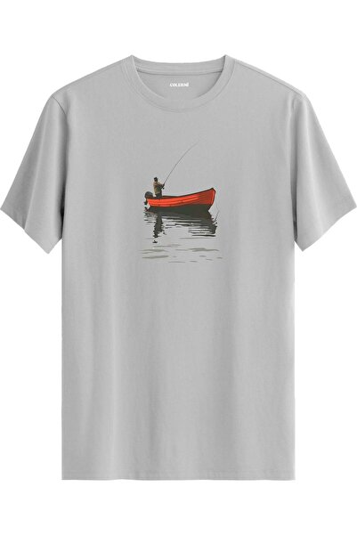 Colermi Fisherman Boat Printed T-Shirt