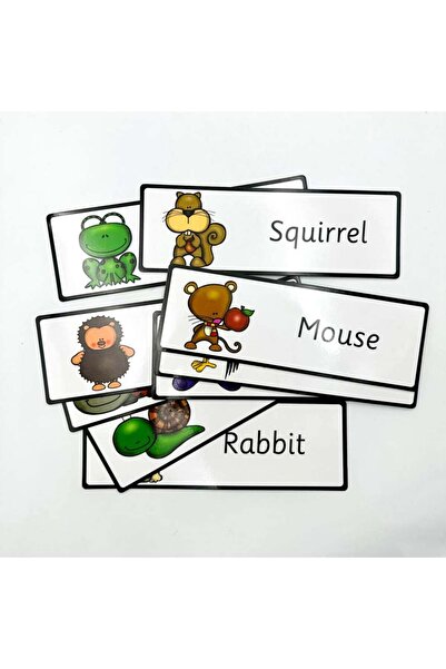 Puzzle عربي حيوانات - بطاقة التعلم المغناطيسية لتعليم الطفولة المبكرة - 16 قطعة