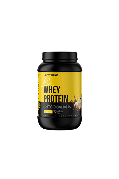 Nutriking Basic Whey Protein Powder 2100g 70 Servings Choco Banana Flavored