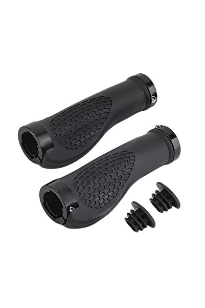 OEM Pair of Bicycle Grips, Black, Comfort and Control on Handlebars, 13x4cm