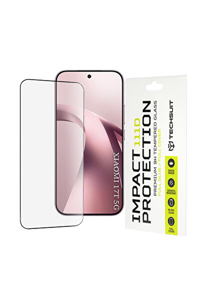 Techsuit Folie protectie pentru Xiaomi 17T, Antisoc;Full Glue, negru