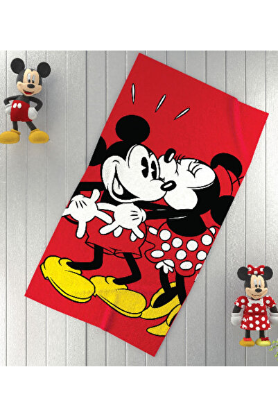 Taç Παιδική πετσέτα 75x150εκ. 100% βαμβάκι, Disney, Μίκυ και Μίνι Μάους