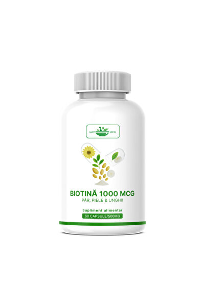 Natmed Biotin 1000 MCG – Hair, Leather & Nails