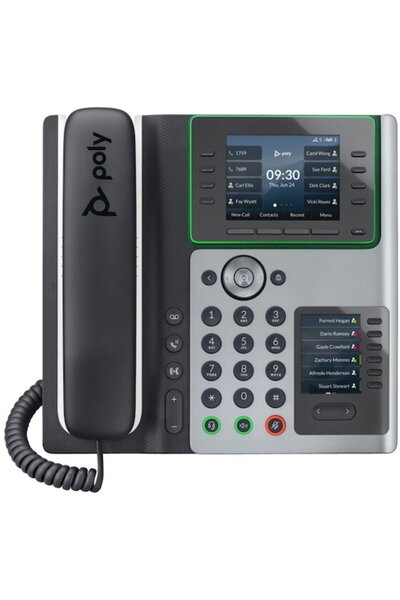 Poly Telefon IP Poly-HP Edge E400 si activat pentru PoE (82M93AA)
