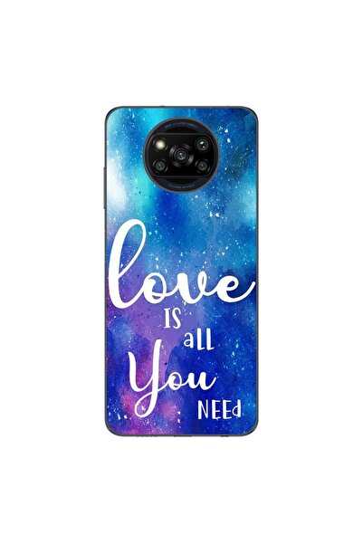 OEM Калъф, съвместим с Xiaomi Poco X3 Pro, силиконов гел TPU, с десен  "Любов...