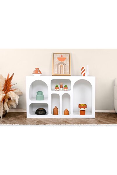 Rani Mobilya Rani Home Konsol Beyaz 120Cm GD-5337