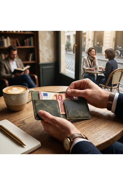Rubicon Genuine Leather Card Holder Wallet with Magnet
