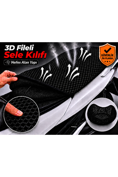 Vi Caro Husa scaunului motocicletei Honda Dio 1.4 Husa scaunului din plasa 3D...