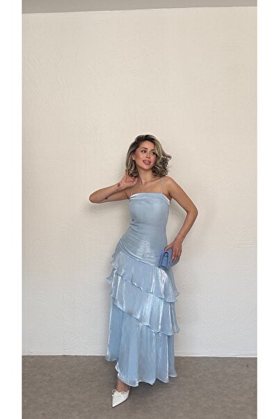 Nesil Flounce Strap Dress