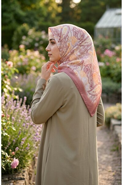 sefamerve Digital Soft Scarf 70363-04 Onion Shell
