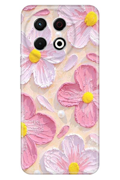 TECNO Spark 30 Pro Kılıf Paint Botanical Temalı Desenli Darbe Emici Silikon