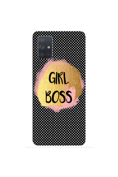 Other Samsung A71 Girl boss make up Transparent Silicone TPU Θήκη