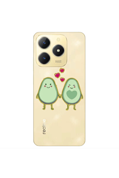 Other Realme C61 Avocados Transparent Silicone TPU Θήκη