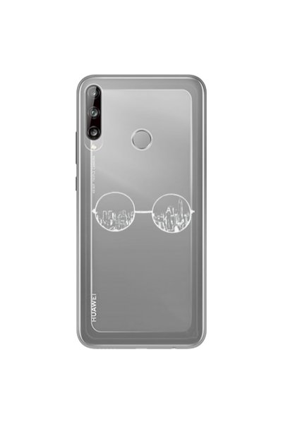 Other Huawei P40 Lite E Sunglasses Transparent Silicone TPU Θήκη