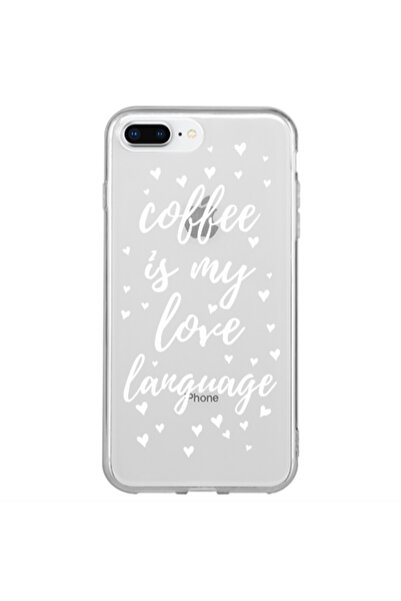 Other Apple iPhone 7 Plus Coffe is my love language Transparent Silicone TPU ...